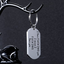Load image into Gallery viewer, Funny Couple Keychain for Girlfriend Boyfriend Wife Husband Gifts I Love You Valentine’s Day Birthday Anniversary Christmas Wedding Gift for Him Her Key Ring Tag Charm Pendant Jewelry
