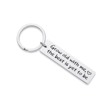 Load image into Gallery viewer, Anniversary Couple Gift Keychain for Husband Wife Valentines Day Birthday Christmas Gift for Girlfriend Boyfriend Fiance Fiancee Wedding Present for Bride Groom Newlywed Stocking Stuffer for Him Her