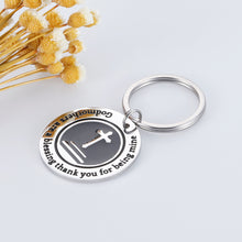 Load image into Gallery viewer, Godmothers Gift Keychain from Godson Goddaughter Appreciation Keychain Godmothers are a Blessing Godparents Day Christmas Christening Birthday Gift for Godchildren Baptism