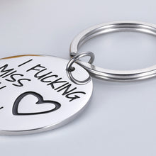 Load image into Gallery viewer, Long Distance Gifts Friendship Keychain I Miss You Sister Best Friends Reunion Sorority Gift Birthday Anniversary Graduation Funny Gift for Women Besties Girls BFF Jewelry Present