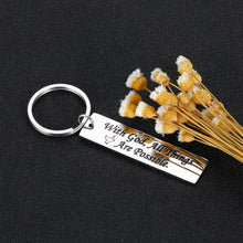 Load image into Gallery viewer, Christian Faith Gift Keychain for Friends Inspirational Birthday Graduation Christmas Gift with All Things are Possible Godmother Encouragement Religious First Communion Baptism Gifts for Women Men