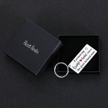 Load image into Gallery viewer, Father’s Day Gift Keychain for Dad Daddy’s Birthday Gift from Daughter Son I’ve Had My Daddy’s Heart Since The First He Heard Mine Christmas Valentine Thanksgiving Day Jewelry Gift to New Dad