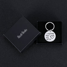 Load image into Gallery viewer, Long Distance Gifts Friendship Keychain I Miss You Sister Best Friends Reunion Sorority Gift Birthday Anniversary Graduation Funny Gift for Women Besties Girls BFF Jewelry Present