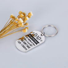 Load image into Gallery viewer, Father’s Day Gift Keychain for Dad from Daughter Son Birthday Thanksgiving Day Christmas Funny Gift Dad at Least You Don’t Have Ugly Children Inspirational Present for Father Daddy Papa