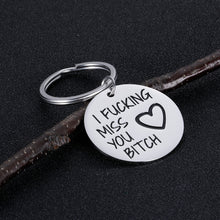 Load image into Gallery viewer, Long Distance Gifts Friendship Keychain I Miss You Sister Best Friends Reunion Sorority Gift Birthday Anniversary Graduation Funny Gift for Women Besties Girls BFF Jewelry Present
