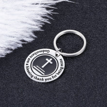 Load image into Gallery viewer, Godmothers Gift Keychain from Godson Goddaughter Appreciation Keychain Godmothers are a Blessing Godparents Day Christmas Christening Birthday Gift for Godchildren Baptism