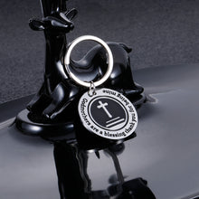 Load image into Gallery viewer, Godmothers Gift Keychain from Godson Goddaughter Appreciation Keychain Godmothers are a Blessing Godparents Day Christmas Christening Birthday Gift for Godchildren Baptism