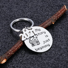 Load image into Gallery viewer, Graduation Gifts Keychain for Him Her Students Masters Class of 2021 Inspirational College Middle High School Graduates Gifts for Friends Daughter Son Nurses Senior Grads Christmas Gift for Boys Girls