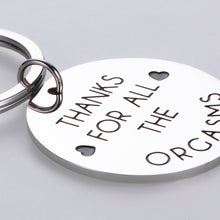 Load image into Gallery viewer, Valentines Day Keychain for Husband Boyfriend Funny Couple Gifts Birthday Wedding Xmas Gift for Fiance Hubby Lover from Wife Girlfriend Naughty Gift for Men Him Thanks for All The Org Gag Keyring
