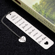Load image into Gallery viewer, Coworker Thank You Gifts Bookmark for Boss Colleague Inspirational Birthday Leaving Away Farewell Retirement Appreciation Bookmark Gift for Coworker Mentor Teacher Employee Office Holiday Christmas