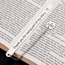 Load image into Gallery viewer, Thank You Gift Bookmark for Teacher Coworker 2022 Graduation Gift for Teacher Mentor Birthday Christmas Retirement Back to School Bookmark Gift for Book Lovers Women Men Boys Girls Friends Employee