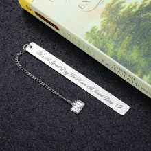 Load image into Gallery viewer, Inspirational Christmas Bookmark for Women Men Book Lovers Birthday Valentine Gifts for Coworker Friends Teen Girls Boys Graduation Bookmark for Daughter Son Retirement Recovery Gift for Him Her
