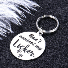 Load image into Gallery viewer, Dog Tags for Pet Dog Cat Gifts Stainless Steel Dog Pet Tags Dog Collar Tag Engraved Can’t Control My Licker Dog Tags for Puppy Cat Kitten Dog Birthday Christmas Tags