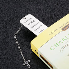 Load image into Gallery viewer, Inspirational Religious Gifts Bookmark for Men Women Faith Christian Gifts Cross Bookmark Bible Verse Easter Birthday 2023 Graduation Christmas for Him Her Baptism Bookmark for Godson Goddaughter