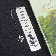 Load image into Gallery viewer, Funny Bookmark Gifts for Women Men Dog Lover Friends Inspirational Birthday Christmas Gift for Coworker Boss Book Lover Bookmark for Dog Mom Dog Dad Stocking Stuffer Valentine for Son Daughter Him Her