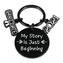 Load image into Gallery viewer, 2021 Graduation Gifts Keychain for Him Her Masters College Middle High School