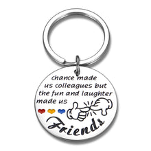 Load image into Gallery viewer, Coworker Keychain Birthday Gifts for Colleague Friends Appreciation Leaving Going Away Goodbye Farewell Resignation Gift for Women Men Employee Mentor Leader Boss Retirement Christmas Office Present
