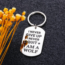 Load image into Gallery viewer, Inspirational Christmas Wolf Gifts for Men Women Kids Boys Girls Birthday Graduation Gifts for Wolf Lovers Son Daughter Dad Boyfriend Husband Wolf Gifts for Him Friends Team Coworker Double-Sided