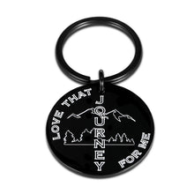 Load image into Gallery viewer, Best Friend Gift Keychain for Women Men Couple Keychain Schitts C Fan Merchandise Birthday Graduation Valentines Day Gift for Boyfriend Girlfriend Sister Friendship Christmas Love That Journey for Me