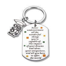 Load image into Gallery viewer, 2021 Graduation Keychain Gifts for Women Men Class of 2021 Students Daughter Son