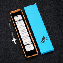 Load image into Gallery viewer, Inspirational Christian Gifts Bookmark for Women Book Lovers Religious Bible Verse Bookmark Graduation Birthday Christmas Gifts for Daughter Girls Sisters Bookworms Baptism Church Stocking Stuffers
