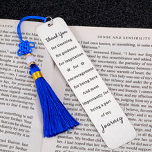 Load image into Gallery viewer, Thank You Gift Bookmark for Women Men Boss Lady Teacher Boss Day Christmas Gift for Leader Mentor Friend Coworker Appreciation Birthday Retirement Goodbye Leaving Away Gift for Supervisor Manager