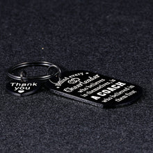Load image into Gallery viewer, Cheerleader Gifts for Cheer Coach Keychain Appreciation Gift for Coach Competition Birthday Christmas Graduation End of Season Senior for Cheer Coach Women Men Thank You Cheerleading Gift for Him