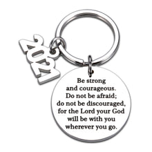 Load image into Gallery viewer, Christian Graduation Gifts Keychain for Him Her 2021 High School College Students Bible Verse Religious Inspirational 2021 Senior Master Graduation Gifts for Friends Nurse Daughter Son Christmas