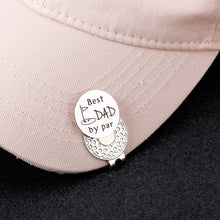 Load image into Gallery viewer, Dad Gifts from Son Daughter Stocking Stuffers for Him Men Christmas Birthday Fathers Day Golf Ball Marker for Father Daddy Valentine Wedding Gifts for Papa New Dad from Girls Boys Magnetic Hat Clip