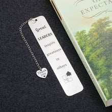 Load image into Gallery viewer, Boss Appreciation Gift Leader Birthday Christmas Gift Bookmark for Book Lover Mentor Boss Day Retirement Promotion Thank You Gift for Manager Supervisor Women Men Leaving Farewell for Coworker Him Her