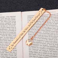 Load image into Gallery viewer, Inspirational Bookmark for Women Girls Friends Christmas Graduation Birthday Divorce Gifts for Daughter Mom Sister Girlfriend Valentine Graduation Stocking Stuffers for Book Lover Boss Lady Female