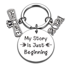 Load image into Gallery viewer, 2021 Graduation Gifts Keychain for Him Her Masters College Middle High School