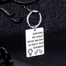 Load image into Gallery viewer, Inspirational Birthday Keychain Gifts for Women Men Friends Girfriends Boyfriends Daughter Son Graduation Thank You Goodbye Gifts for Colleague Coworkers Boss BFF Valentines Day for Wife Husabnd