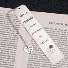 Load image into Gallery viewer, Boss Appreciation Gift Leader Birthday Christmas Gift Bookmark for Book Lover Mentor Boss Day Retirement Promotion Thank You Gift for Manager Supervisor Women Men Leaving Farewell for Coworker Him Her