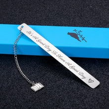 Load image into Gallery viewer, Inspirational Christmas Bookmark for Women Men Book Lovers Birthday Valentine Gifts for Coworker Friends Teen Girls Boys Graduation Bookmark for Daughter Son Retirement Recovery Gift for Him Her