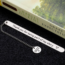 Load image into Gallery viewer, Thank You Gift Bookmark for Teacher Coworker 2022 Graduation Gift for Teacher Mentor Birthday Christmas Retirement Back to School Bookmark Gift for Book Lovers Women Men Boys Girls Friends Employee