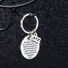 Load image into Gallery viewer, Graduation Gifts Keychain for Women Men 2021 College High School Graduates Bible Verse Inspirational Class of 2021 Senior Master Medical Graduation Gifts for Students Daughter Son Friends Nurses