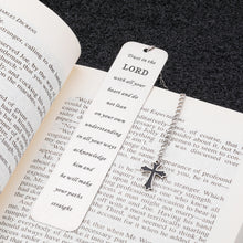 Load image into Gallery viewer, Inspirational Religious Gifts Bookmark for Men Women Faith Christian Gifts Cross Bookmark Bible Verse Easter Birthday 2023 Graduation Christmas for Him Her Baptism Bookmark for Godson Goddaughter