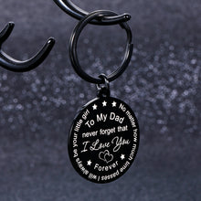 Load image into Gallery viewer, Fathers Day Keychain from Daughter for Dad Gifts Valentine Birthday Gift for Daddy Father Stepdad to Be Christmas Wedding Anniversary Keyring Present for Papa Husband Men Him Stocking Stuffer Keepsake