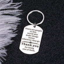 Load image into Gallery viewer, Thank You Gift for Women Men Coworker Employee Appreciation Boss Day Christmas Gift for Boss Leader Teacher Office Retirement Going Leaving Away Gift Inspirational Keychain for Friend Coach Colleague
