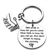 Load image into Gallery viewer, Inspirational Gifts Class of 2021 Graduation Keychain for Women Men Birthday Christmas Motivational Gift for Son Daughter Friends Farewell Goodbye Present Nurses Grads Girls Boys