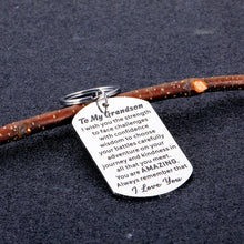 Load image into Gallery viewer, Inspirational Grandson Gifts Grandma Grandpa Stocking Stuffers for Teen Boys Christmas Birthday Gift for Grandson Kids Teenager High School Graduation Gifts for Him Child Students from Grandparents