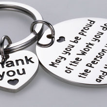Load image into Gallery viewer, Appreciation Gifts for Coworkers Keychain Boss Lady Friends Leader Employee Farewell Boss Day Gift Birthday Inspirational Key Chain for Nurse Teacher Social Worker Volunteer Women Men Keyring