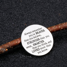 Load image into Gallery viewer, Pocket Hug Token Gifts for Men Women Inspirational Birthday Valentine Graduation Gift for Friends Daughter Son Long Distance Christmas Appreciation for Coworker Boss Mom Dad Double Sided Coin