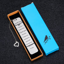 Load image into Gallery viewer, Son Gift from Mom Dad Birthday High School Graduation Bookmark for Son Teen Boy Stepson Inspirational Christmas Back to School Gift for Kid Adult Son in Law Book Lover Love You Gift for Men Him