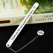 Load image into Gallery viewer, Thank You Gift Bookmark for Teacher Coworker 2022 Graduation Gift for Teacher Mentor Birthday Christmas Retirement Back to School Bookmark Gift for Book Lovers Women Men Boys Girls Friends Employee