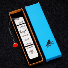 Load image into Gallery viewer, Teacher Appreciation Bookmark Gift for Teacher from Students Teachers Day Graduation 2023 Birthday Thank You Gift Bookmark for Women Men Book Lovers Back to School Christmas Gift for Teacher Mentor