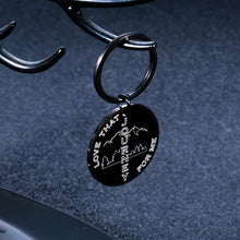 Load image into Gallery viewer, Best Friend Gift Keychain for Women Men Couple Keychain Schitts C Fan Merchandise Birthday Graduation Valentines Day Gift for Boyfriend Girlfriend Sister Friendship Christmas Love That Journey for Me