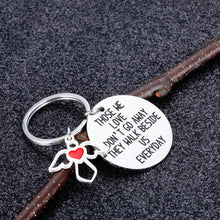 Load image into Gallery viewer, Mom Memorial Sympathy Gifts Keychain for Loss of Dad Son Daughter Bereavemrnt Gift for Husband Wife Friend in Memory of Loss Grandpa Grandma Remembrance Baby Loss Keyring Jewelry Keepsake