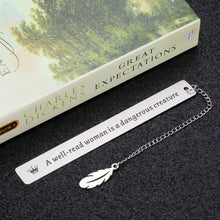 Load image into Gallery viewer, Book Lover Gift for Woman Inspirational Bookmark Graduation Birthday Valentine Gift for Female Friends Nerd Teen Girls Daughter Mom Teacher Christmas Bookmark Gift for Coworker Boss Lady Book Worms
